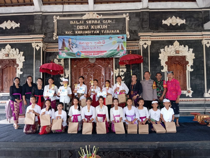 Bulan Bahasa Bali Ke-8 Tahun 2026 di Desa Kukuh Kerambitan