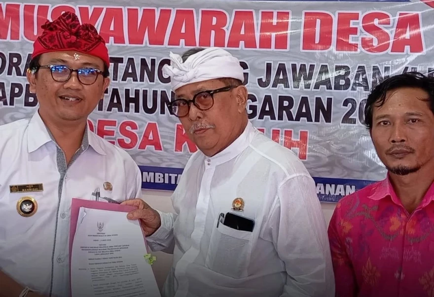 Kegiatan Musyawarah Desa Laporan Pertanggungjawaban Realisasi APBDes Tahun Anggaran 2025